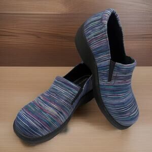 Abeo Bessie Multicolored Leather Clogs Nursing Work Comfort Womens Size 7.5 NEW!